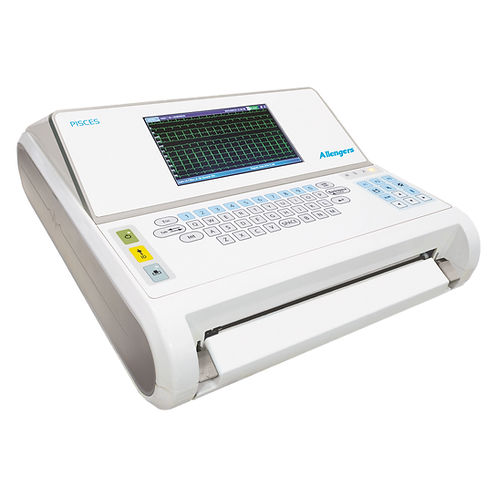Electrocardiógrafo para diagnóstico en reposo - PISCES - Allengers Medical Systems - 12 canales / digital / con impresora