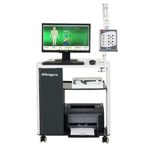 Electromiógrafo 2 canales - SCORPIO - Allengers Medical Systems - 4 canales / para la investigación / en carro