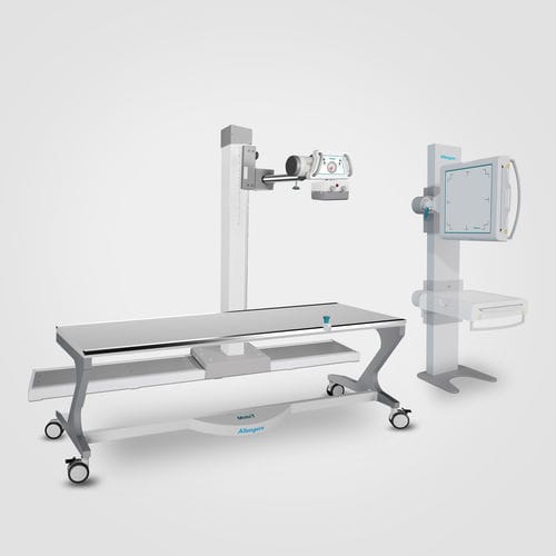 Sistema de radiografía digital - Smart DR - Allengers Medical Systems - para radiografía polivalente / con mesa móvil / con Bucky en el suelo