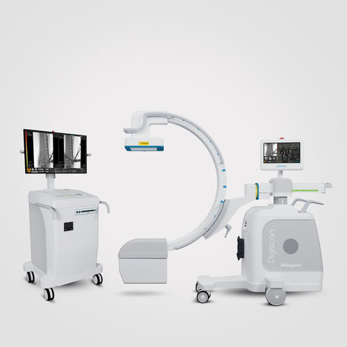 Arco quirúrgico móvil - Digiscan C-Arm - Allengers Medical Systems - con sensor plano