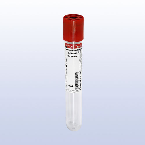 Tubo de extracción de laboratorio - 70 series - AYSET TIBBI ÜRÜNLER VE PLASTIK TEKSTIL ELEKTRONIK GIDA TEMIZLIK MADDELERI SAN AS - cilíndrico / de sangre total / de PET