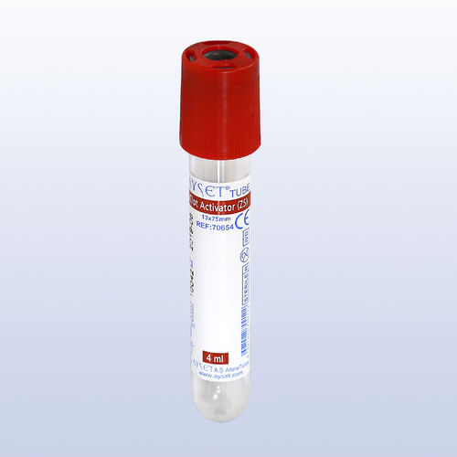 Tubo de extracción de laboratorio - 81185 - AYSET TIBBI ÜRÜNLER VE PLASTIK TEKSTIL ELEKTRONIK GIDA TEMIZLIK MADDELERI SAN AS - cilíndrico / de sangre total / de PET