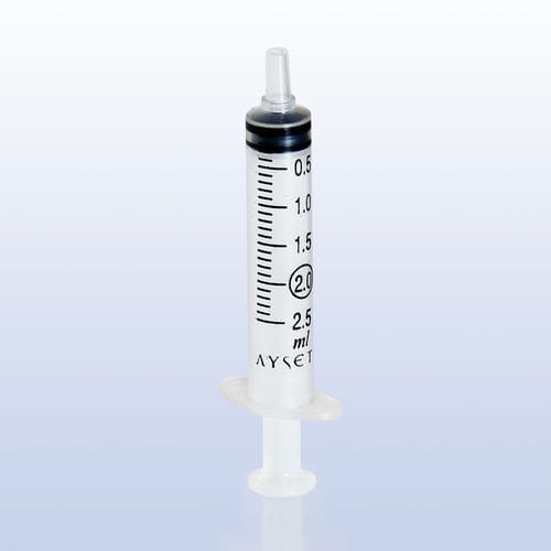 Jeringa hipodérmica - 3P - AYSET TIBBI ÜRÜNLER VE PLASTIK TEKSTIL ELEKTRONIK GIDA TEMIZLIK MADDELERI SAN AS - de polipropileno / de polietileno / desechable