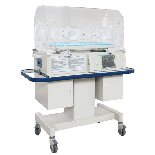 Incubadora neonatal con ruedas - B-4000 - Beijing Julongsanyou Technology - con monitor / con lámpara de fototerapia / con almacenamiento