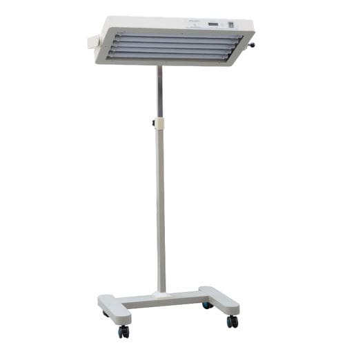Lámpara de fototerapia neonatal - B-100 - Beijing Julongsanyou Technology - con ruedas / de luz azul