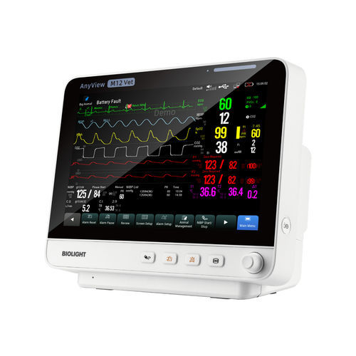 Monitor multiparamétrico compacto - M12 Vet - Guangdong Biolight Meditech - veterinario / inalámbrico
