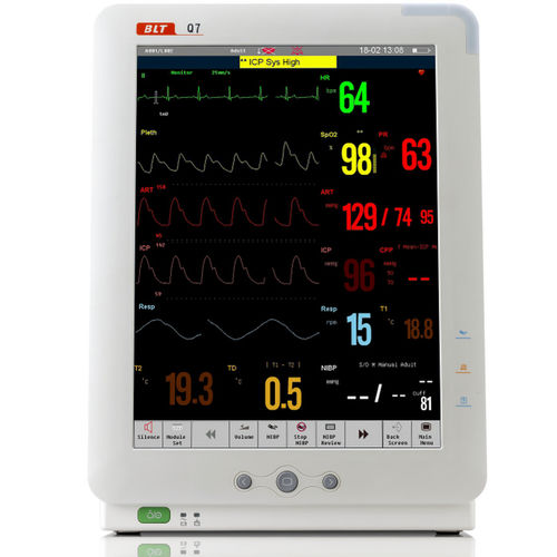 Monitor de paciente en carro - Q7 - Guangdong Biolight Meditech - portátil / modular / de dedo