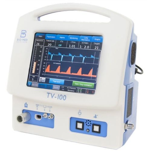 Ventilador de emergencia - TV-100 - Bio-Med Devices - electrónico / neonatal / pediátrico