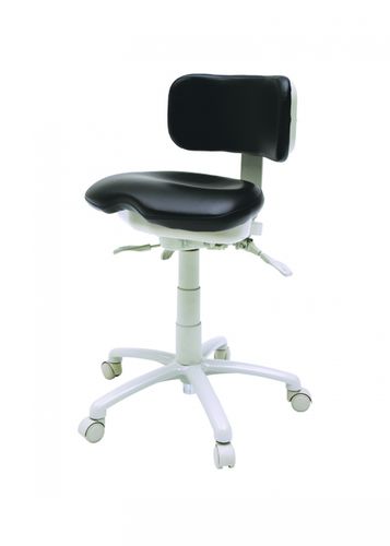 Taburete para odontología - 9500 Series - The Brewer Company - de altura variable / con respaldo / con ruedas