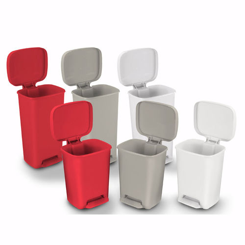 Papelera de plástico - 252XX, 352XX, 452XX Series - The Brewer Company - con pedal