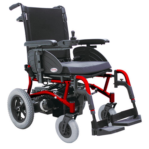 Silla de ruedas eléctrica - HS-6100 - Chien Ti Enterprise - de exterior / de interior / plegable