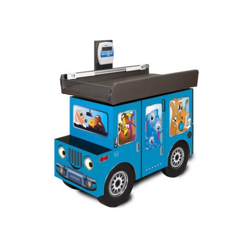 Camilla de exploración pediátrica - 7844 - Clinton Industries - eléctrica / de altura fija / plegable