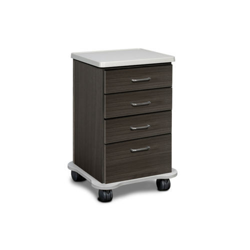 Armario de hospital - 4940-C - Clinton Industries - con cajón / de metal / gris
