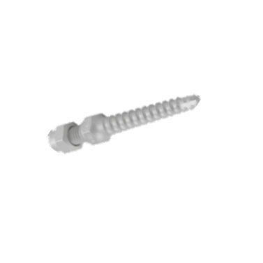 Tornillo pedicular lumbar - 31413 series - SOFEMED International - monoaxial / de titanio