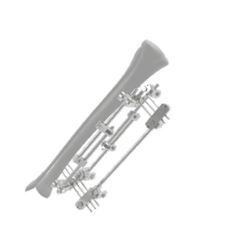 Fijador externo para tibia - 201524 - SOFEMED International - tubular / para adulto