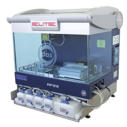 sistema de preparación de muestras para prueba ELISA - DAS