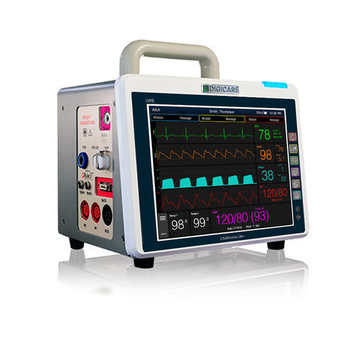 Monitor multiparamétrico portátil - LifeWindow - Digicare Biomedical Technology - ECG / TEMP / de CO2