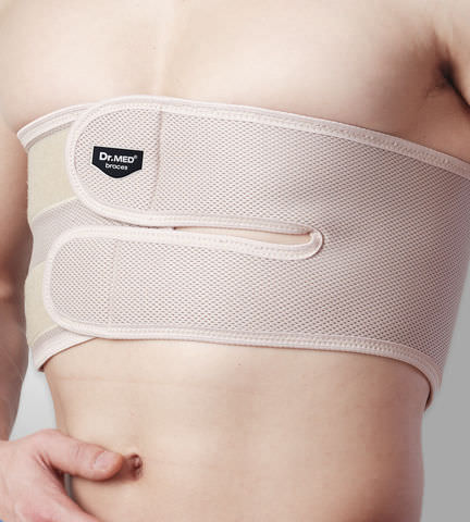 Faja de sujeción torácica - DR-B019  - Dr. Med - para adulto / blanda / L