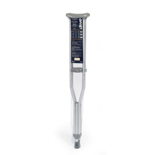 Muleta axilar - 10400-30 - Drive DeVilbiss Europe - para adultos / antideslizante / de altura regulable