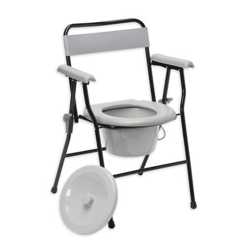Silla con orinal para mayores - C017 - Drive DeVilbiss Europe - con reposabrazos / con cubo / plegable
