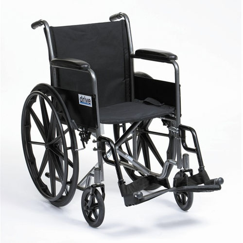 Silla de ruedas manual - Silver Sport	 - Drive DeVilbiss Europe - de exterior / de interior / plegable