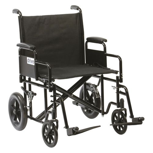 Silla de traslado de pacientes de interior - BTR22BLK - Drive DeVilbiss Europe - de exterior / con ruedas / plegable