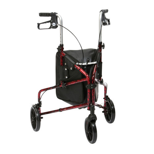 Andador con ruedas 3 ruedas - TW016BF  - Drive DeVilbiss Europe - de altura regulable / plegable