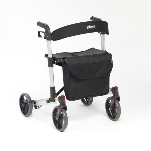 Andador con ruedas con 4 ruedas - WA018 - Drive DeVilbiss Europe - con asiento / de altura regulable / plegable