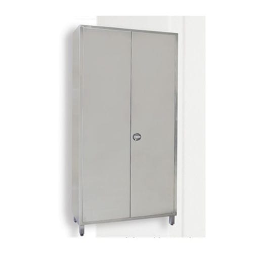 Armario de hospital - UC-2HD - Eagle Star Metallic - con puerta / con ruedas / de acero inoxidable