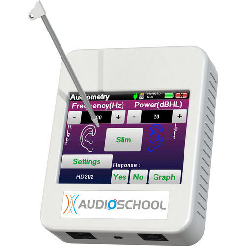 Audiómetro de detección - AUDIOSCHOOL - Echodia - digital
