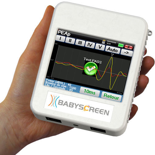 Sistema de medición de las OAE - BABYSCREEN - Echodia - sistema de medición de PEA / audiometría pediátrica / digital