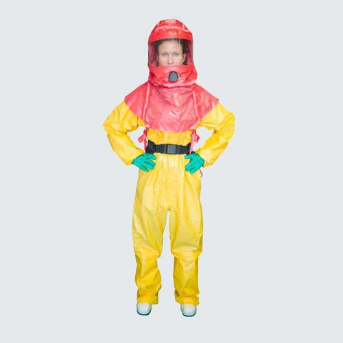 Equipo de protección individual sanitario unisex - EPP-10 - EGO Zlín - impermeable / con suministro de aire / amarilla