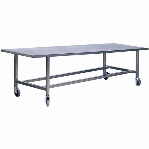 Mesa de presentación funeraria - 1400 - EIHF-ISOFROID - rectangular / bariátrica / con ruedas