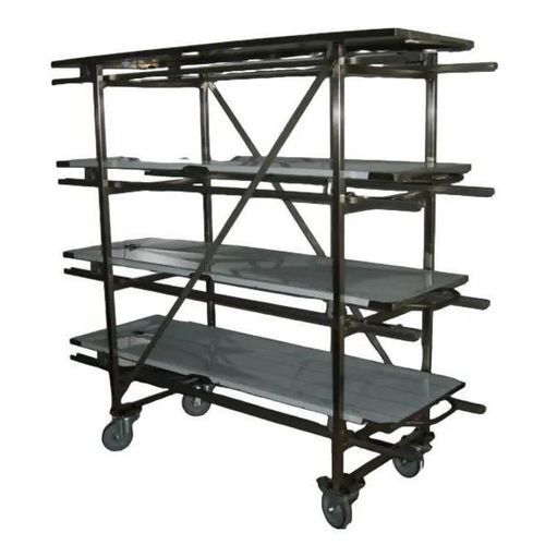Scaffalatura di stoccaggio para camillas mortuorias - 4 - EIHF-ISOFROID - con ruedas / de acero inoxidable