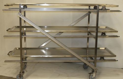 Scaffalatura di stoccaggio para camillas mortuorias - 60 - EIHF-ISOFROID - con ruedas / de acero inoxidable
