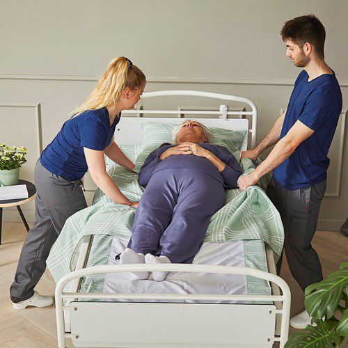 Sábana de traslado de posicionamiento en la cama - IM4115S - Etac - de giro / de posicionamiento lateral