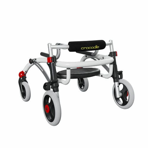Andador con 4 ruedas - R82 Crocodile - Etac - de altura variable / con asiento / con brazos