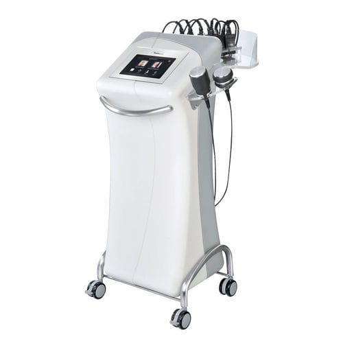 Generador de ondas de choque extracorpóreas para la medicina estética - FISIOSONIC® TOTAL FREQUENCY - Fisioline - en carro