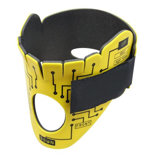 Collarín cervical de emergencia de 2 elementos - Necklite - Flamor - con abertura traqueal