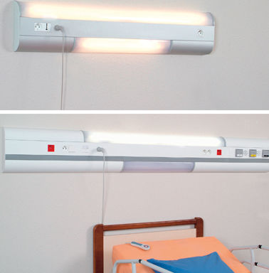 Unidad médica de cabecera de pared - BIOMAT FOURES SAS - horizontal / para unidad de cuidados intensivos / para habitación de pacientes
