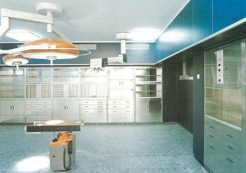 Bloque operatorio de grandes dimensiones - BIOMAT FOURES SAS - modular / de acero inoxidable