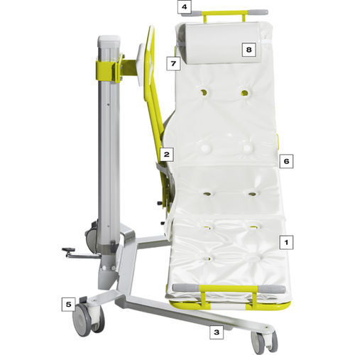 Elevador de pacientes hidráulico - NOVUM 200 - Georg Krämer Ges - con ruedas