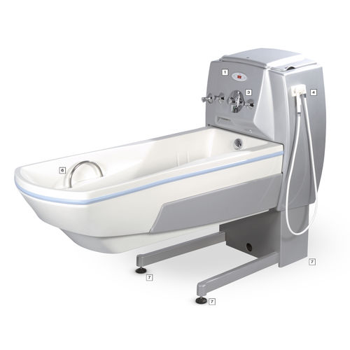 Bañera terapéutica eléctrica - MAGIC Series - Georg Krämer Ges - ajustable en altura