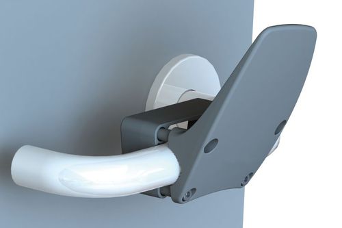 Asidero de puerta de hospital - 44350 - H+H SYSTEM GmbH - de puerta de laboratorio / de acero inoxidable / de poliamida