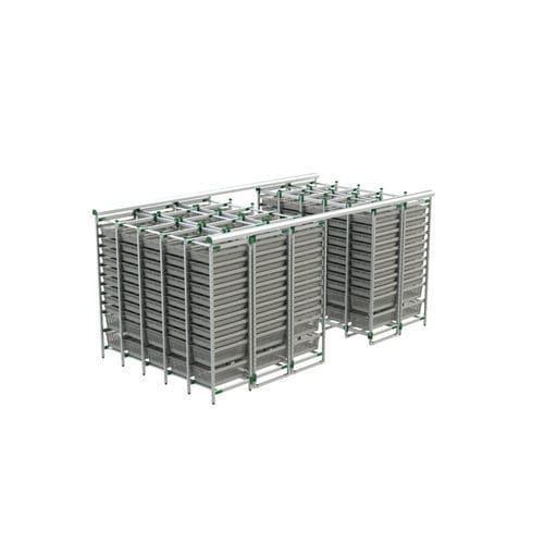 Estantería modular - FlexShelf MHD - H+H SYSTEM GmbH - móvil