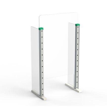 Mampara protectora móvil - Robust  - H+H SYSTEM GmbH - sobre mueble