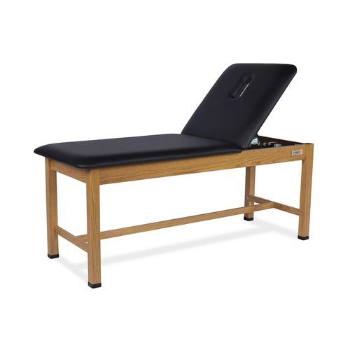 Mesa de reconocimiento manual - 4010 - Hausmann - de 2 secciones / negra / gris