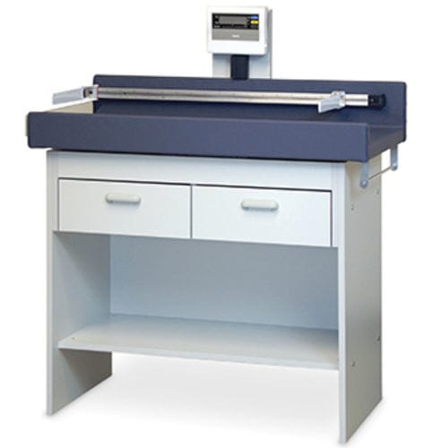 Camilla de exploración pediátrica - ECONO-LINE™ - Hausmann - eléctrica / de altura fija / con espacio de almacenamiento