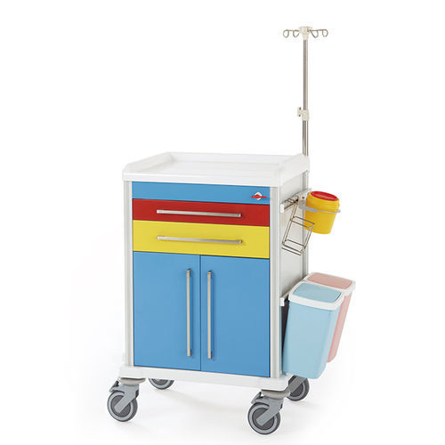 Carro médico - F-44 - Hebei Pukang Medical Instruments - de emergencia / de uso general / para medicamentos
