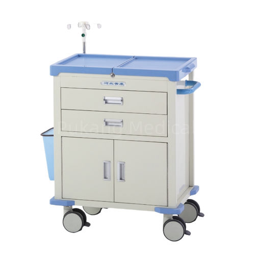 Carro médico - F-42 - Hebei Pukang Medical Instruments - de emergencia / de uso general / para medicamentos